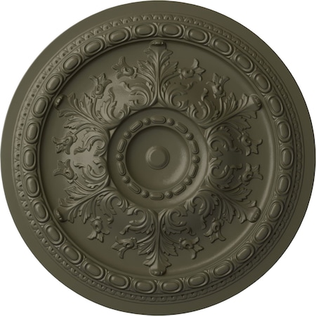 Ekena Millwork Oslo Ceiling Medallion (Fits Canopies up to 7 5/8"), Hand-Painted Witch Hazel, 38 3/8"OD x 2 7/8"P CM38OSWHF